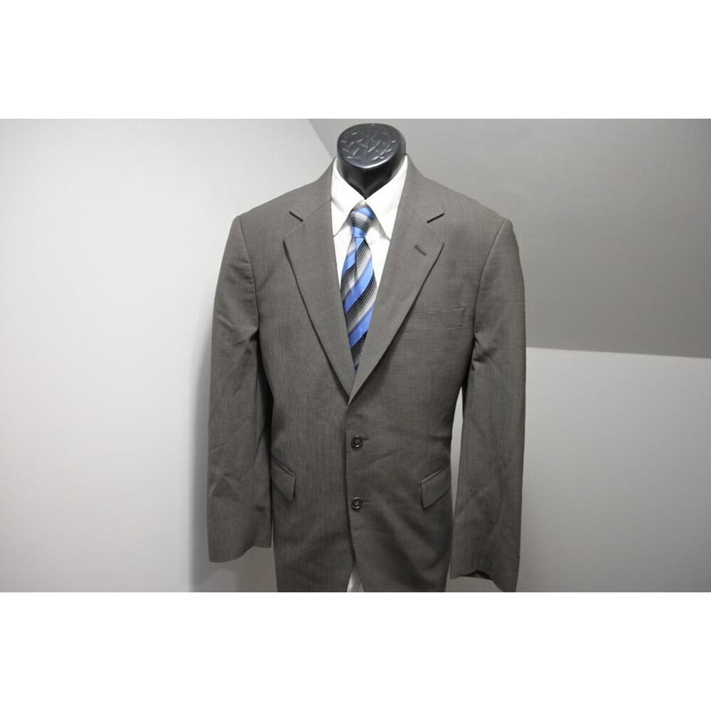 Vintage Brooks Brothers‎ Wool Stretch Plaid Sport Jacket Blazer Mens Sz 41 R